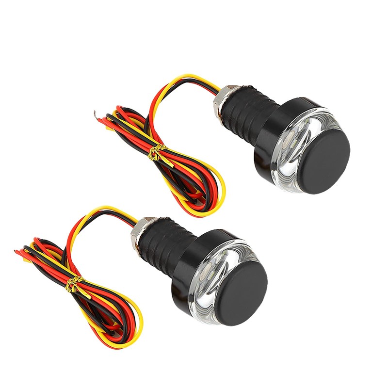 VGEBY Handlebar End Light Turn Signal Side Marker Bike Turn
