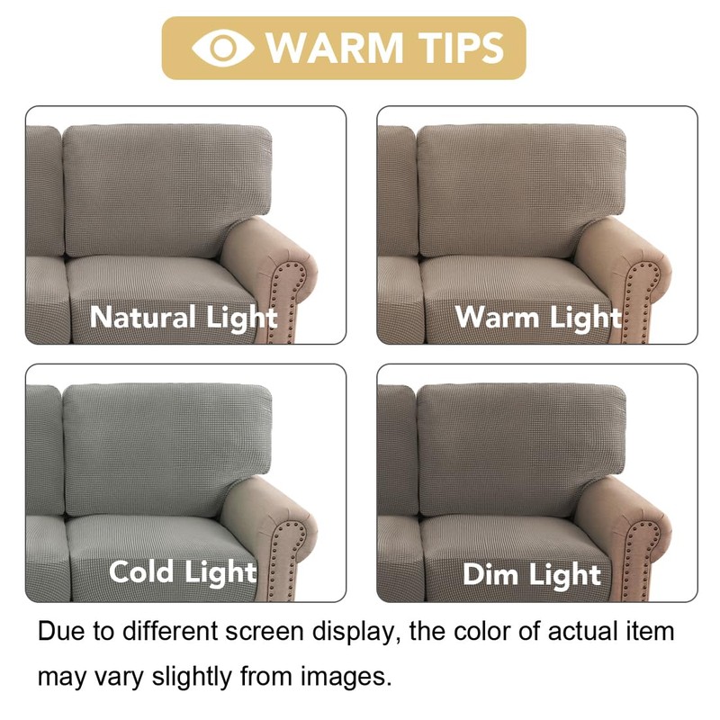 H.VERSAILTEX Multi-Pieces Sofa Covers Stretch Couch Covers Form Fitted Seats