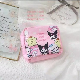 Sanrio Family carrying organizer zipper pouch