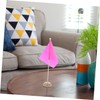Operitacx Table Flag Holder Wooden Desk Flag Base Mini Pole