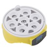 7 Eggs Digital Clear Manual Turning Incubator Hatcher Temperature Control