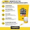 Harris Bed Bug Killer, Diatomaceous Earth (4lb with Duster Included