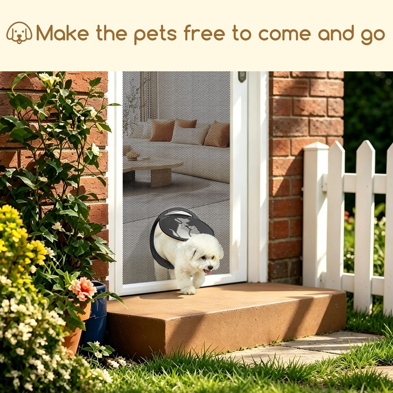 Dog Screen Door, Sturdy Screen Door for Big Cats and