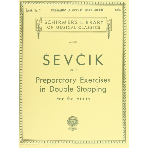 Sevcik: Preparatory Exercises in Double-Stopping - Violin Method | Op.
