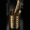 HAOHIZE Gold Stainless Steel Utensil Holder, 3.9 x 5.9in Multifunctional