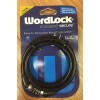 WordLock 4' x .32" Black Flexible Steel Cable Word Combination