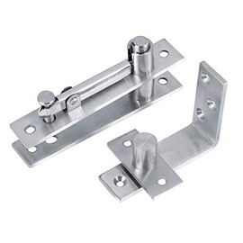 Bisagra de Pivote de Puerta de Acero Inoxidable Bisagra de 360 Grados Hacia Arriba Bisagra de Puerta Giratoria de Alto Rendimiento con forma 7 Para Garaje Casera