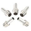 QiiMii Stainless Steel 304 Male Threaded Barb Hose Pipe Fitting