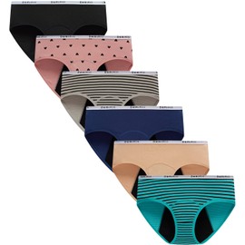 Demifill Teen Girls Period Panties Juniors First Period Starter Underwear Soft Briefs 16-18Years