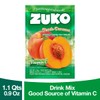 Zuko Peach Instant Powder Drink, 24 Individual Bags 0.9 Oz,