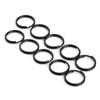 TI-MULTI (Ti) Titanium Black Key Holder Ring Black Lightweight Outer