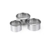 Tala Stainless Steel Pastry Cutters, Set of 3 Cutters in