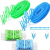 Laundry Rope, Travel, Laundry Drying Rope, Blue, 2 Pieces, Approx.