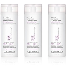 GIOVANNI Max Volume Conditioner - Conditioner for Fine Hair, Helps Strengthen & Protect Fine, Lifeless Hair, Volumizing Conditioner, Infused with Natural Botanical Ingredients - 8.5 Fl Oz (4 Pack)