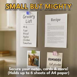 JJ PRIME - 24Pcs Cube Mini Fridge Magnets for Whiteboard | Colourful Square Magnets for Crafts | Little Magnets for Notice Board | Mini Magnets for Whiteboard, Office & Kitchen (Colourful)