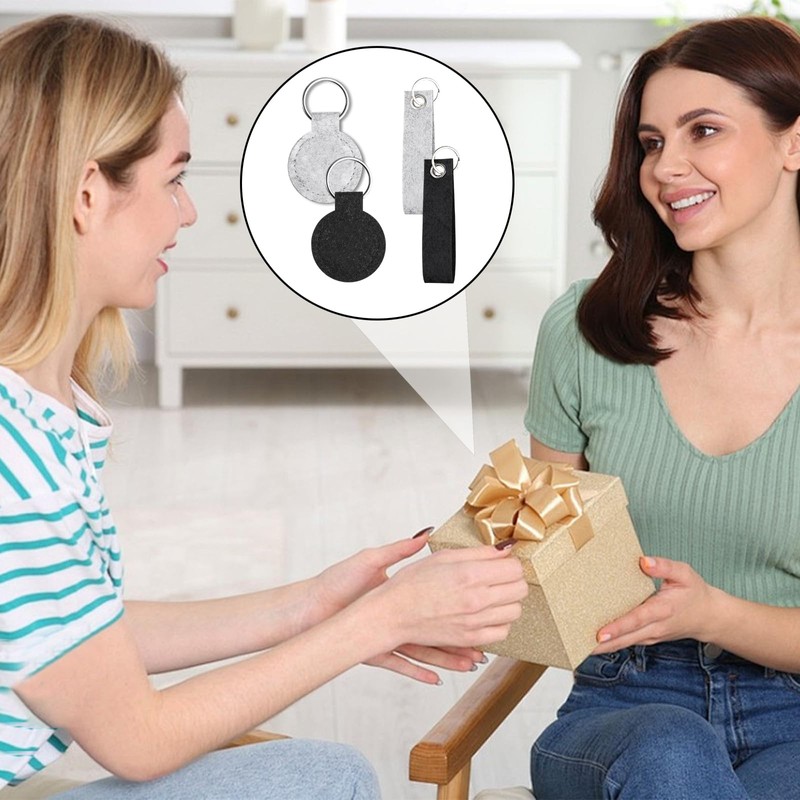 Felt Key Fob 20 Key Rings Writeable for Crafts Plotter