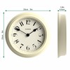 Jones Clocks® 'Frieze' wall clock – small round contemporary classic