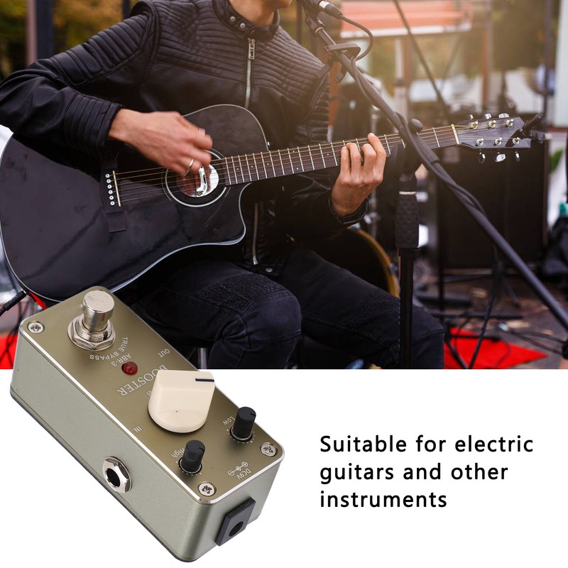 Distortion Effect Booster Monoblock Effect Pedal for Electric Guitar Audio