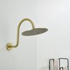 RANDOM S Shaped Shower Head Riser Pipe,Goose Neck Shower Arm