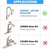 Upgraded Replacement Hose Kit for Moen Pull Down Kitchen Faucet