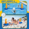 KIDDITOY Pool Volleyball Net, Pool Volleyball Set for Inground with