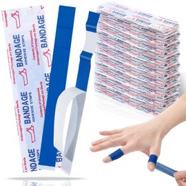 Geiserailie Blue Detectable Bandages - 120 Pack Flexible and Waterproof