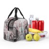 JIMOWANG Oil Painting Paris Portable Lunch Bag Compact Tote Bag