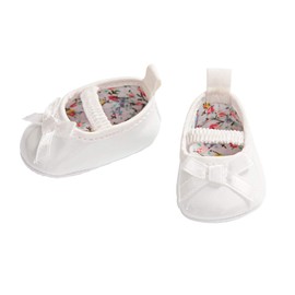 Heless 648 Ballet Flats for Dolls, White, Size 38 - 45 cm