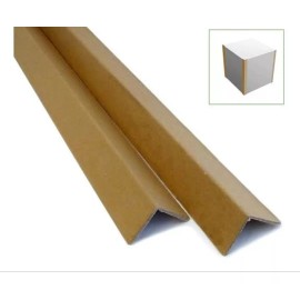 BAX 100 Pz Esquinero Carton Kraft 2x2x100cm Protección Embalaje.