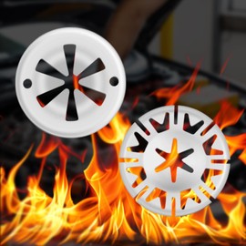 Culinavog 80 pieces clamping discs, heat protection plate, exhaust repair kit, metal heat protection plate, clamping discs, metal star attachment heat plate, star lock attachment heat plate (30 mm)