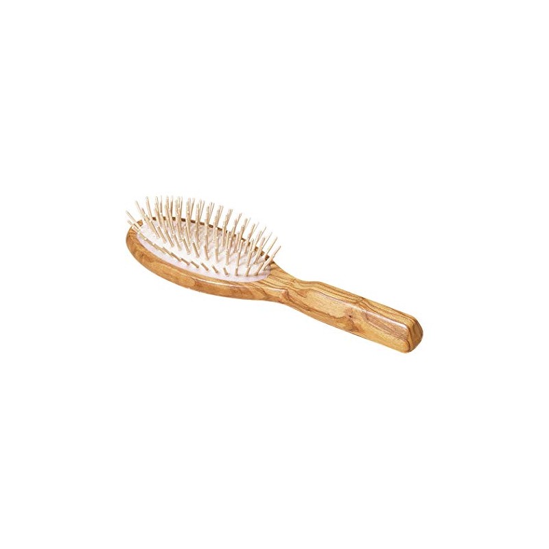 Redecker Wood Pin Brush, Oval L Size (Olivewood)
