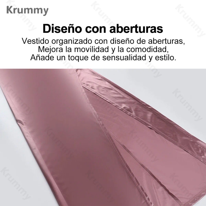Vestidos De Fiesta Largos Con Lentejuelas Y Tela De Satén