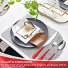 24-Piece Silverware Set with Organizer,Heavy Duty Stainless Steel Silverware for