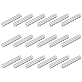 sourcing map 18Pcs M6 x 35mm 304 Stainless Steel Dowel Pin, Cylindrical Shelf Support Peg Pin Parallel Pin Fastener for Mechanical Manufacturing, Industry, Furniture Installation, Silver
