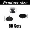 WLVinson Pack of 50 Plastic Rivets, Snap Fasteners for Shoes,