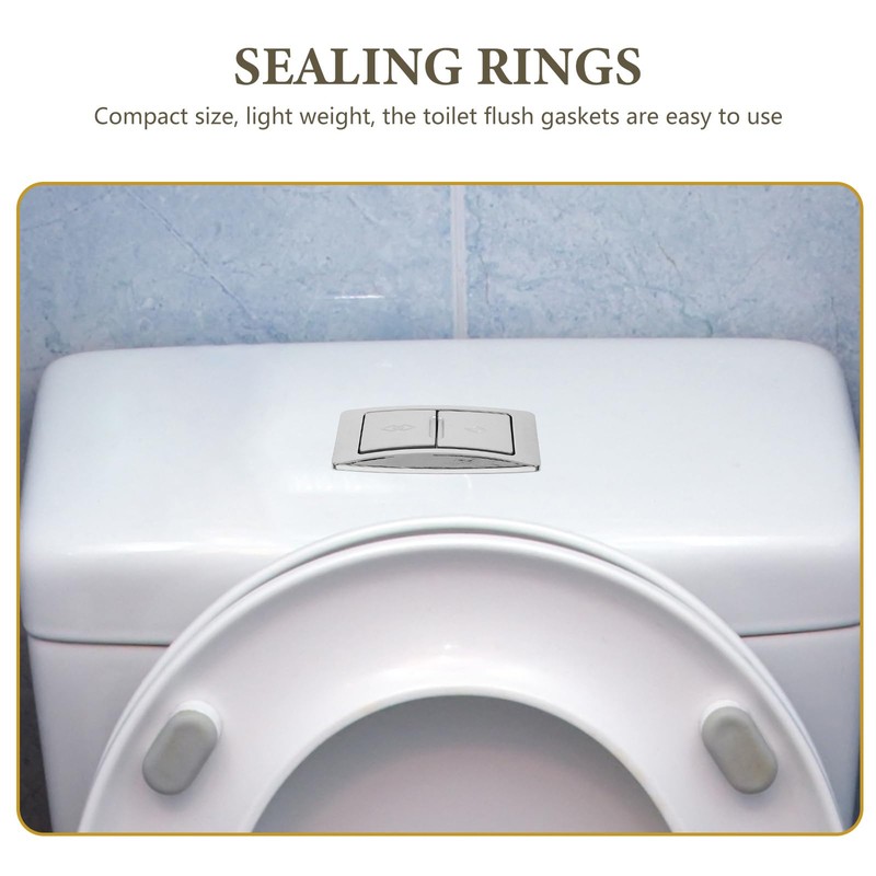 HOMSFOU Buttons Dual Flush Button Toilet Push Button Toilet Water-Saving