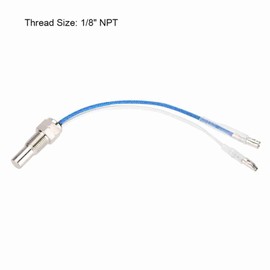 Oil Temp Sensor, 1/8 NPT Thread Universal Auto Temperature Gauge Water Temperature Sensor Oil Temp Sender Probe