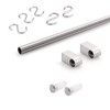Gedotec Design Kitchen Railing Chrome Railing System | Chrome-Plated Polished