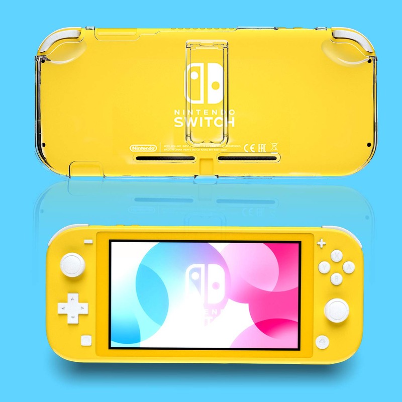 Clear Case for Switch Lite with Kickstand, Hard Case for