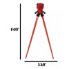 Ebros Gift Valentine Red Giant Panda Reusable Training Chopsticks Set