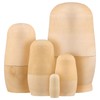 JOINPAYA Wooden Unpainted Nesting Dolls: Blank Nesting Dolls DIY Russian