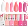 CANNI- SET DE ESMALTES DE UÑAS EN GEL ROSADO DE