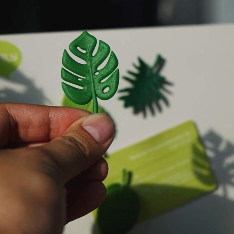 AGDGV 8 Pcs Monstera Plant Fridge Magnets | Cute Mini