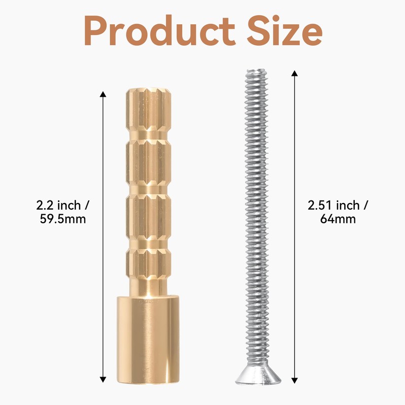 Compatible with Gerber & Pfister Shower Tub Valves, 2.5" Brass