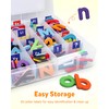 Coogam Magnetic Letters 234 Pcs, Uppercase Lowercase Foam Alphabet ABC