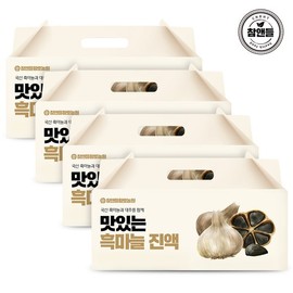 Cham & Deul Hwangto Nongwon 맛있는 흑마늘진액 70ml 30포 4박스(총 120포) Delicious Black Garlic Extract 70ml 30 Pouches 4 Boxes (Total 120 Pouches)