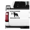 siviwonder Australian Shepherd Noise Alarm System Car Sticker Dog Foil