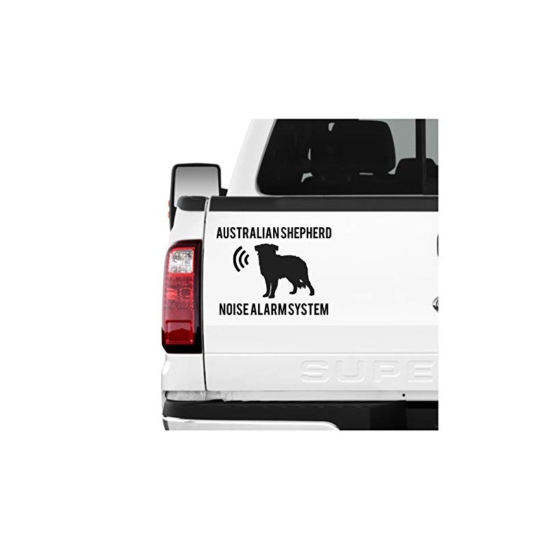 siviwonder Australian Shepherd Noise Alarm System Car Sticker Dog Foil