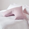 HOMESCAPES Dusky Pink Pure Egyptian Cotton V-Shape Pillowcase 330 TC