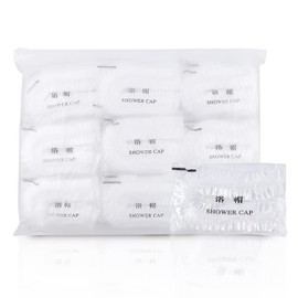 Maltose Disposable Shower Caps, 100 Pieces, Individually Packaged, 17.7 inches (45 cm), Hair Caps, Bath, Hair Dyed, Transparent, Women's,
